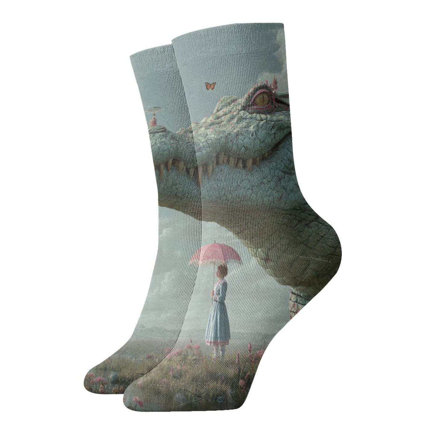 Thickened Fashion Warm Socks – 12 Inch Long Tube Socks with Unique Pattern Design for Men and Women