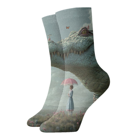 Thickened Fashion Warm Socks – 12 Inch Long Tube Socks with Unique Pattern Design for Men and Women