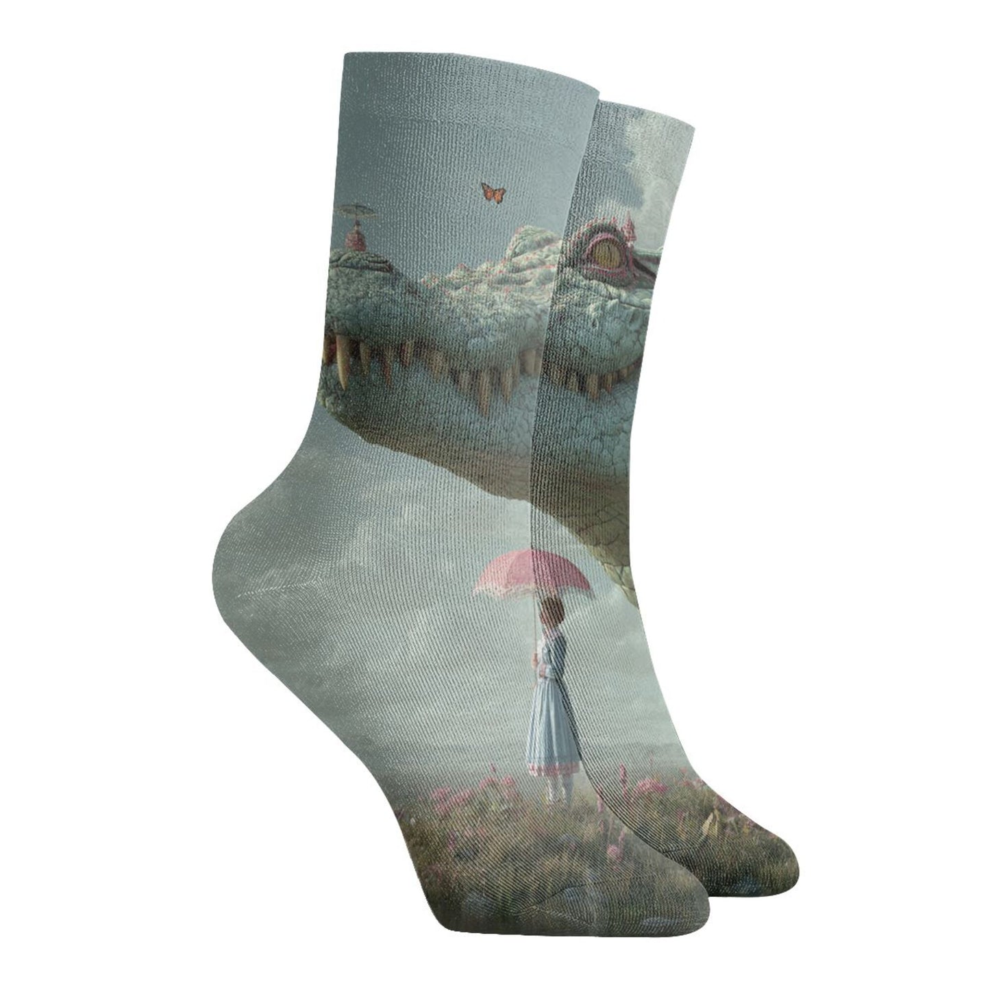 Thickened Fashion Warm Socks – 12 Inch Long Tube Socks with Unique Pattern Design for Men and Women