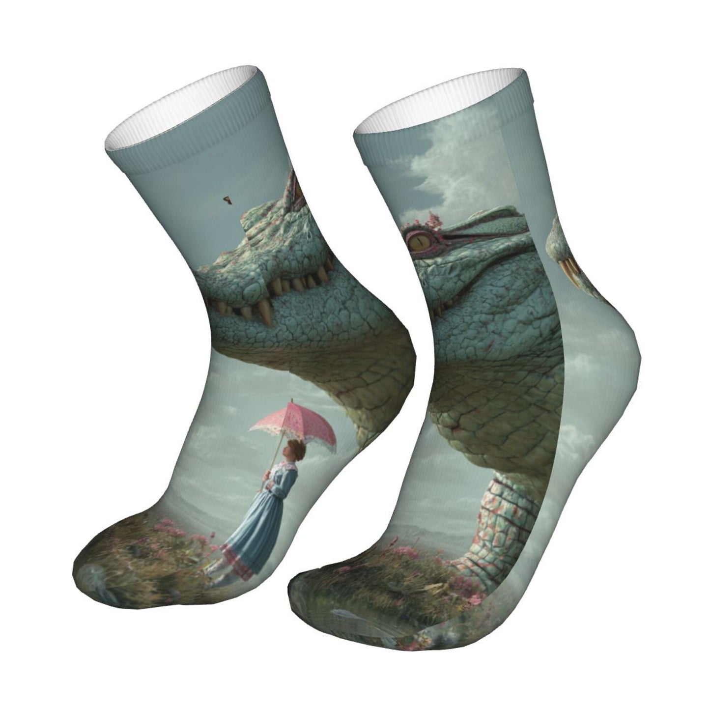 Thickened Fashion Warm Socks – 12 Inch Long Tube Socks with Unique Pattern Design for Men and Women