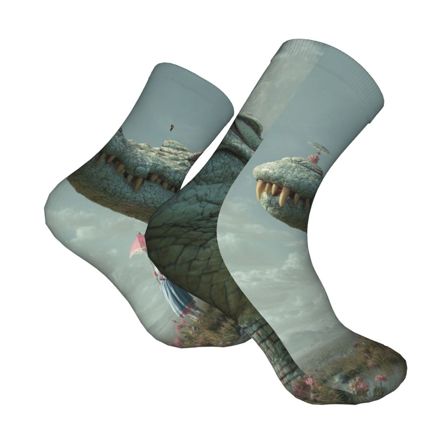 Thickened Fashion Warm Socks – 12 Inch Long Tube Socks with Unique Pattern Design for Men and Women