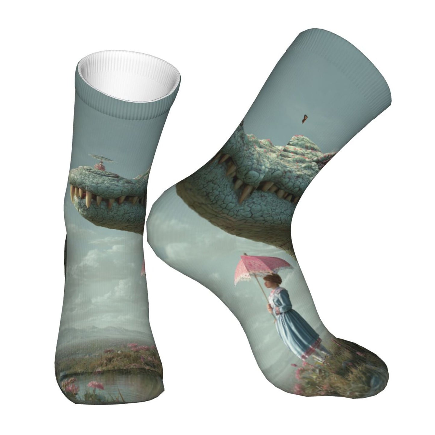 Thickened Fashion Warm Socks – 12 Inch Long Tube Socks with Unique Pattern Design for Men and Women