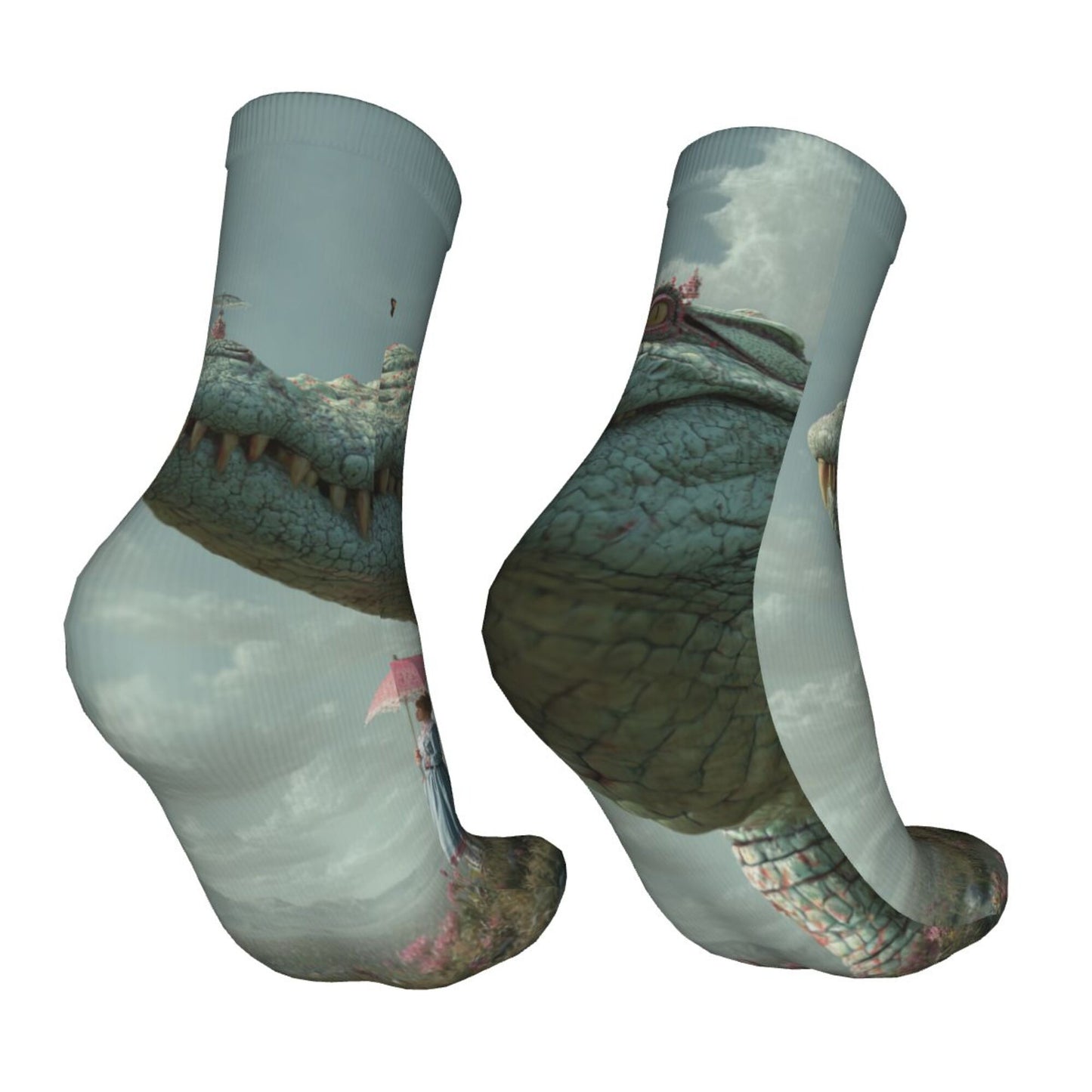 Thickened Fashion Warm Socks – 12 Inch Long Tube Socks with Unique Pattern Design for Men and Women
